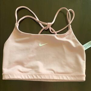 Nike Blush Pink Strappy Sports Bra